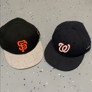 SF Giants and W hats